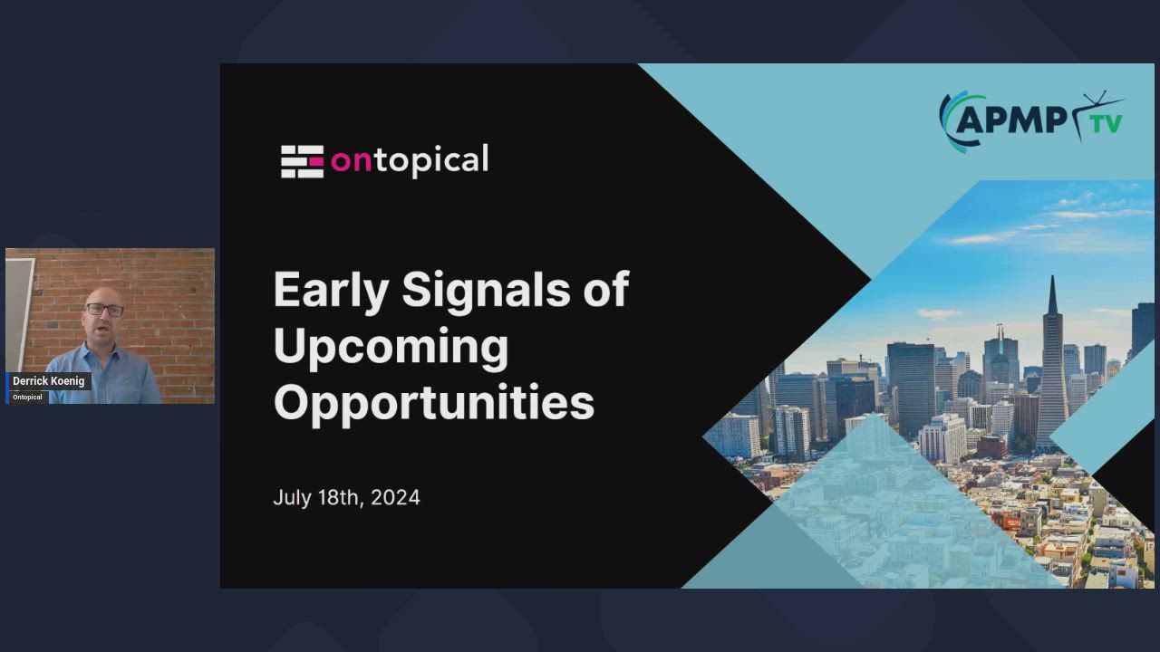 Early Signals of Upcoming Opportunities: A Practical Application of AI ...