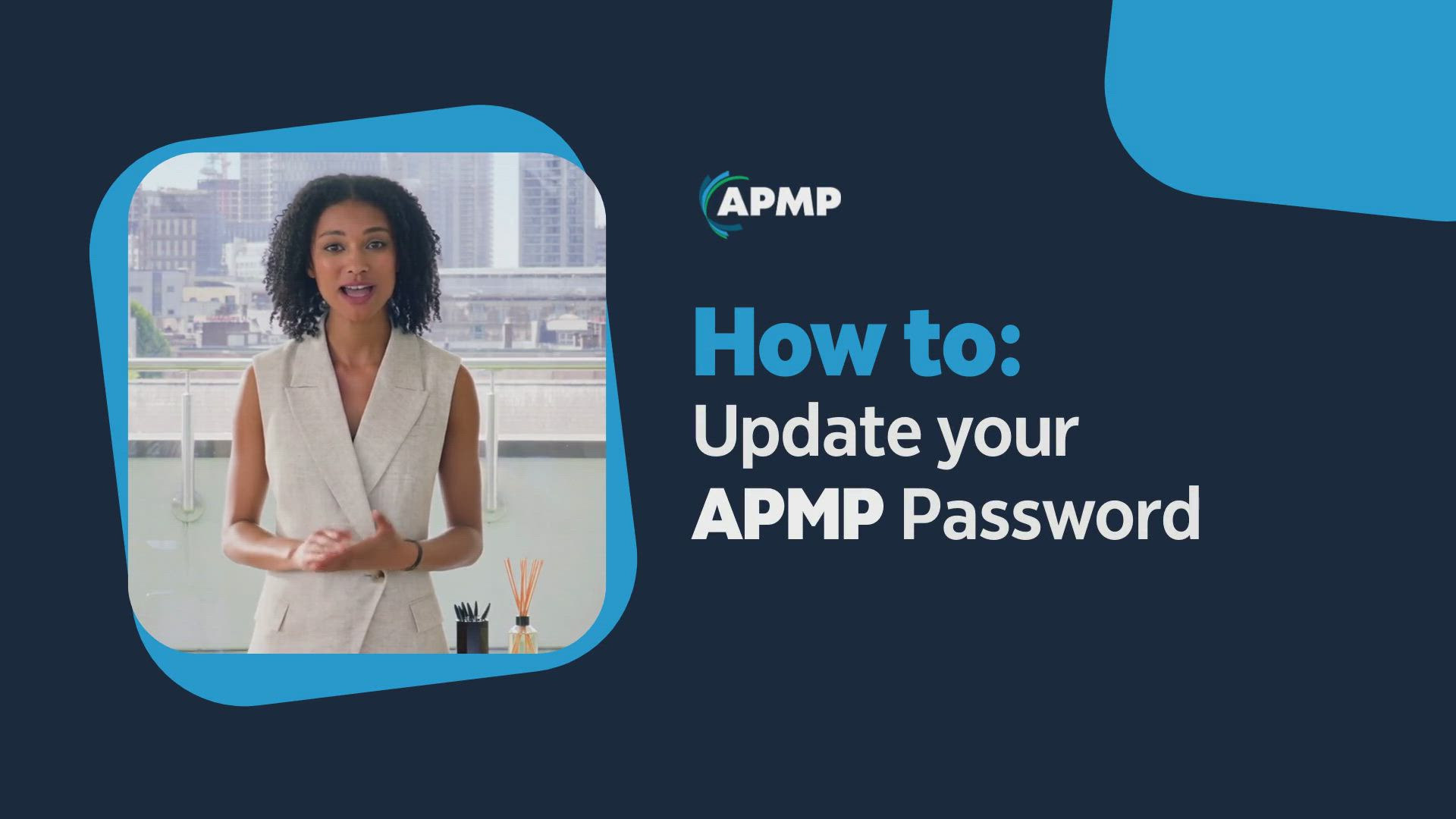 How to Change Your APMP Password | APMP TV | Video & Webinar Library